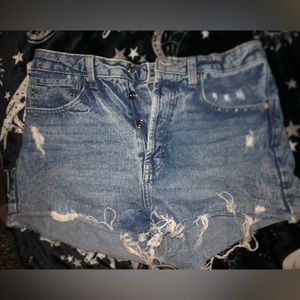 size 8 wild fable highest rise cutoff jean shorts